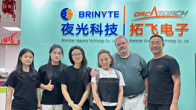 GD OutdoorチームがOrcaTorch深圳工場を訪問 工場視察と修理トレーニング