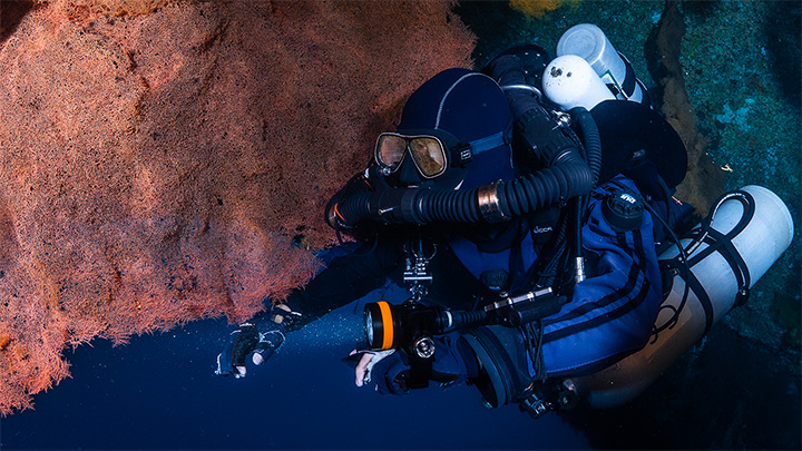 OrcaTorch キャニスターライト テクニカルダイビング リブリーザーダイビング 水中探索